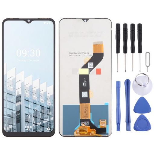 Tecno Pop 6 Pro BE8 OEM LCD Screen with Digitizer Assembly - 1