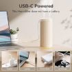 JisuLife HU16 Desktop Dual Mist Ports Humidifier, Brown - Plug-in - 2