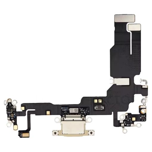 iPhone 15 Plus Charging Port Flex Cable - Yellow - 1