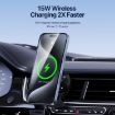 V5 15W Qi2 Car Wireless Charging Holder (Black) - 2