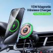 V5 15W Qi2 Car Wireless Charging Holder (Black) - 3