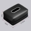 Car Seat Armrest Tissue Box Sun Visor Seat Back Hanging Paper Bag - 3