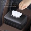 Car Seat Armrest Tissue Box Sun Visor Seat Back Hanging Paper Bag - 8
