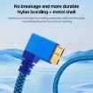 USB 3.0 A to Micro B 3.0 Cable, 1m Length (Blue) - 4