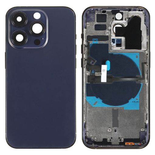 iPhone 14 Pro Battery Back Cover with Power + Volume Flex Cable + Wireless Charging Module - 1