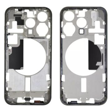 iPhone 15 Pro Middle Frame Bezel Plate + Side Keys + Card Tray - China Version - 1