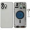 iPhone 14 Pro Max Battery Back Cover with Side Keys & Card Tray - Silver - 1