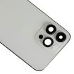 iPhone 14 Pro Max Battery Back Cover with Side Keys & Card Tray - Silver - 4