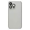 iPhone 14 Pro Max Battery Back Cover with Side Keys & Card Tray - China Version (Silver) - 2
