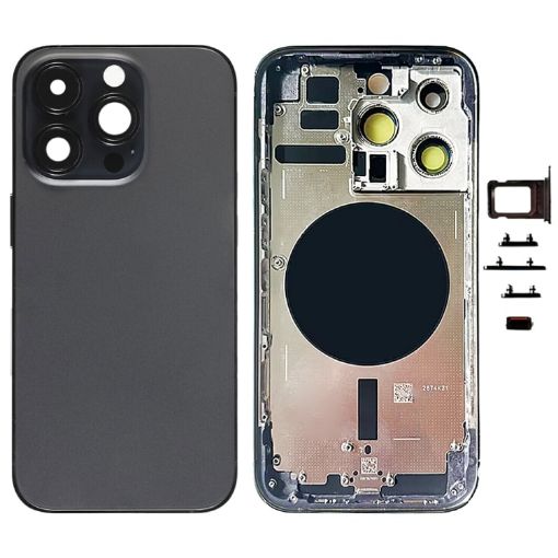 iPhone 14 Pro Battery Back Cover with Side Keys & Card Tray - China Version - 1