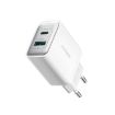 JOYROOM JR-TCF15 30W USB+USB-C Fast Charger EU Plug White - 1