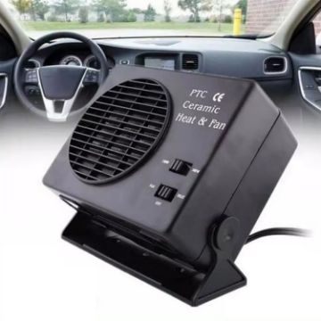 Car Heater Heating Fan Car Window Defroster - Black - 1