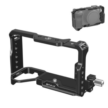 PULUZ Metal Camera Cage for Sony ILCE-A7CM2 - Black - 1