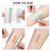 Square Hydrocolloid Dressing Tape Heel - 7.5x7.5cm - Self-Adhesive - 8