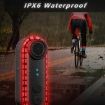 Waterproof Bike Warning Tail Light 1080P WiFi Camera Recorder - 6