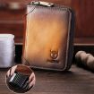 BULL CAPTAIN 475 RFID Anti-Theft Cowhide Card Holder Wallet - 9