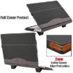 MicroSoft Surface Laptop 15 inch Leather Shockproof Case with Stand - 5