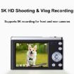 DC305X 5K/30FPS 2.8-Inch HD Camera, 5X Optical Zoom, Anti-Shake - Black EU Plug - 3