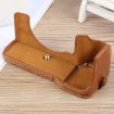 Sony ILCE-7CM2/Alpha 7C II Brown PU Leather Camera Half Case Base - 3