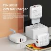 LDNIO Q229 Fast Charger with 1m Cable - US Plug (White) - 4