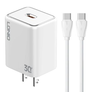 LDNIO A1508C PD30W USB-C Fast Charger with 1m Cable - 1
