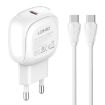 LDNIO A1206C PD27W USB-C Fast Charger with 1m Cable EU Plug - 1