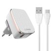 LDNIO A1204Q QC3.0 18W USB Fast Charger with 1m USB-C Cable - 1