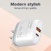 LDNIO Q229 Fast Charger + Type-C Cable - UK Plug (White) - 5