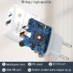 LDNIO Q229 Fast Charger with Type-C Cable - US Plug (White) - 8