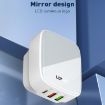 LDNIO Q334 32W Type-C Charger + Dual USB Port - US Plug - 5