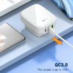 LDNIO Q334 32W Type-C Charger + Dual USB Port - UK Plug - 7