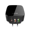 LDNIO Q334 32W Type-C + Dual USB Charger + 1m USB-C to 8 Pin Cable - 2