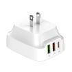 LDNIO Q334 32W Type-C + Dual USB Charger + 1m USB-C to 8 Pin Cable - 3