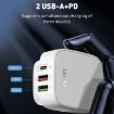 LDNIO Q334 32W Type-C Charger + USB Port, UK Plug, Black - 8