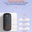LDNIO Q366 65W USB + Dual Type-C Charger + 1m Cable - UK Plug - 7
