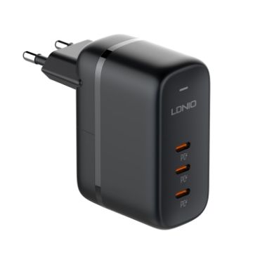 LDNIO Q367 65W GaN Charger with USB-C Cable - EU Plug - 1