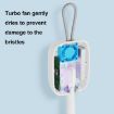 Mini UVC Toothbrush Disinfection Box USB Travel Sterilizer (Pink) - 3