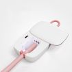 Mini UVC Toothbrush Disinfection Box USB Travel Sterilizer (Pink) - 9