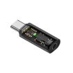 Type-C to 3.5mm Headphone Plug Adapter for iPhone 15 - Black - 1