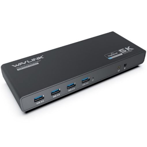 WAVLINK UG69PD6 Dual 4K Laptop Docking Station - UK Plug - 1