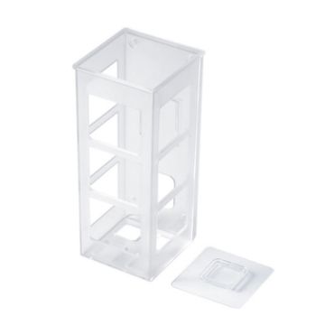 Wall Mounted Curling Iron Storage Holder - Transparent - 1
