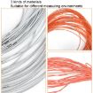 100m Steel Wire Rubber Measuring Rope with Scale Marking Pull Ring - 3