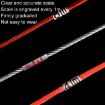 100m Steel Wire Rubber Measuring Rope with Scale Marking Pull Ring - 6