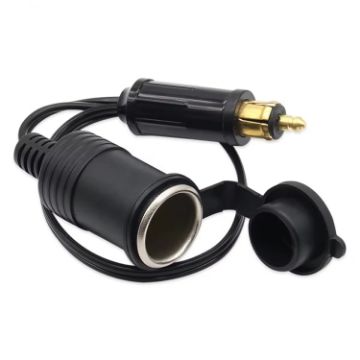 EU Standard Motorcycle Charger Cigarette Lighter - 1