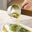 200ml Stainless Steel Mini Hot Milk Oil Pot with Rack - Frying Pan - 2