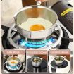 200ml Stainless Steel Mini Hot Milk Oil Pot Butter Warmer Skillet - 4