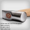 Handmade Medium Silversmith Hammer Tool - Short Handled Small Hammer - 5