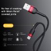 ROMOSS CB12B 2.4A Fast Charging Cable for iPhone/iPad - 1m (Red Black) - 5