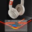 D MOOSTER D51 Foldable Noise Reduction Bluetooth Headset White - 3