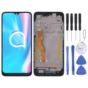 Alcatel 1SE 2020 LCD Screen & Digitizer Assembly (Black) - 1